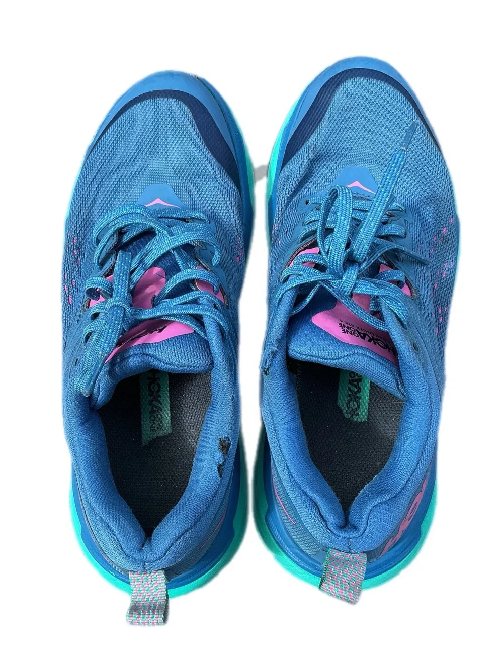 HOKA ONE ONE Challenger ATR 6 Blue Graphite Blue Glass Trail Shoes Women’s 8